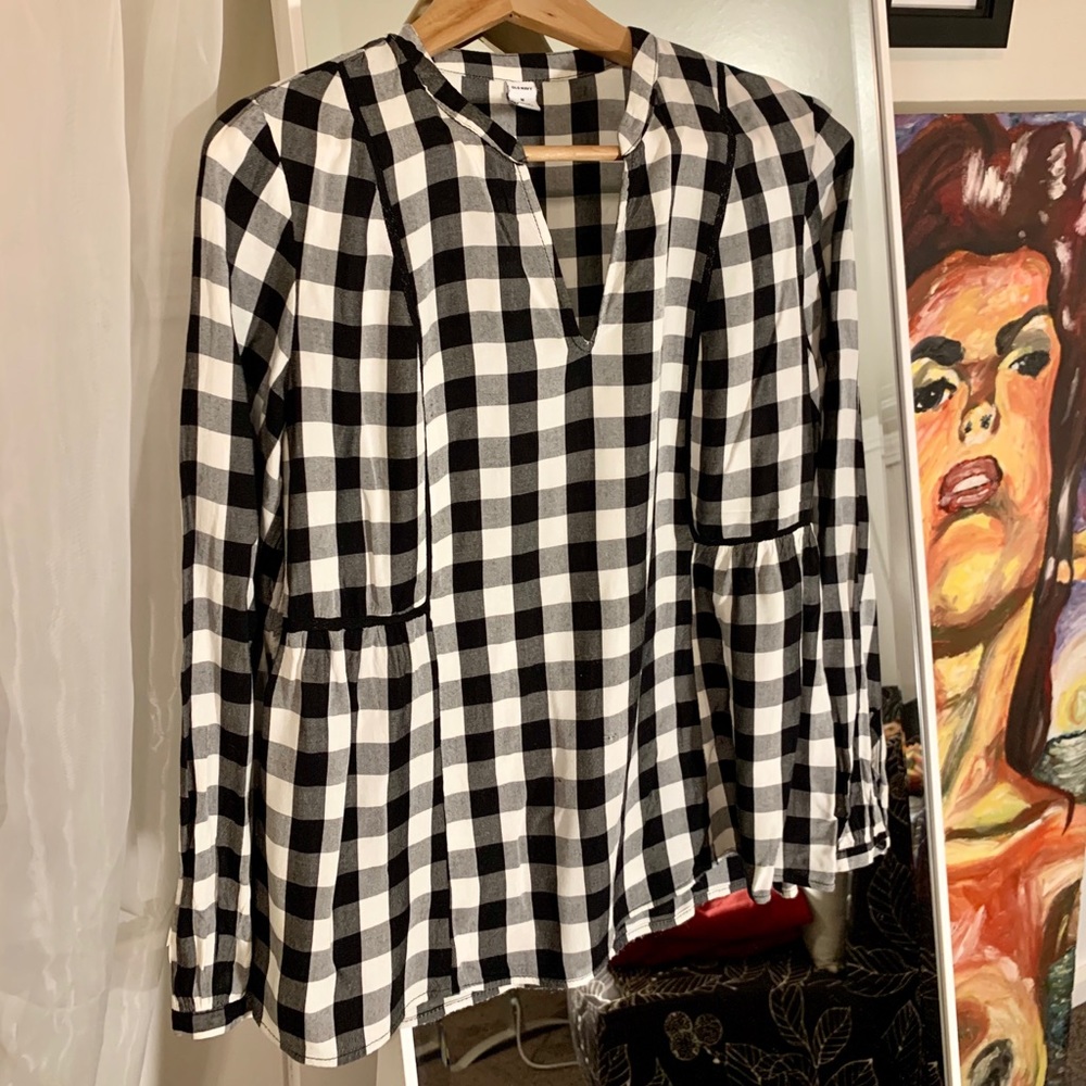 Old Navy Checked Top